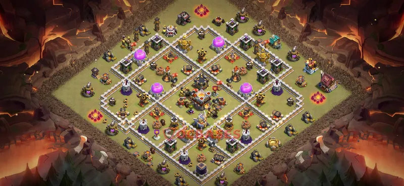 Town Hall 11 Base -war – Layout id: ekdsl base layout