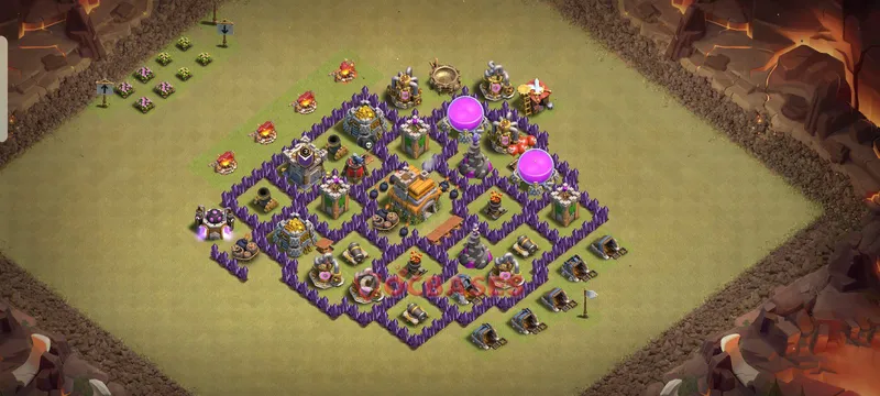 Town Hall 7 Base -farming – Layout id: f0818 base layout