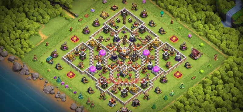 Town Hall 11 Base -farming – Layout id: cgyv9 base layout
