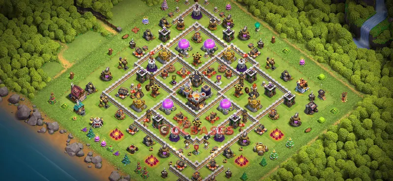 Town Hall 11 Base -farming – Layout id: jzyyh base layout