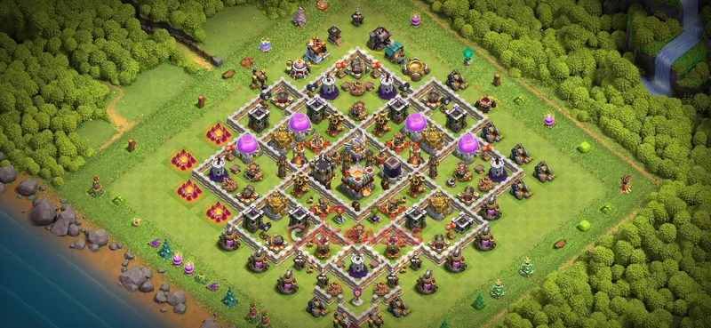 Town Hall 11 Base -farming – Layout id: orgl9 base layout