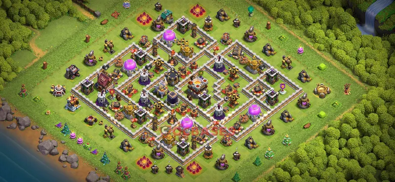 Town Hall 11 Base -farming – Layout id: i5kxu base layout