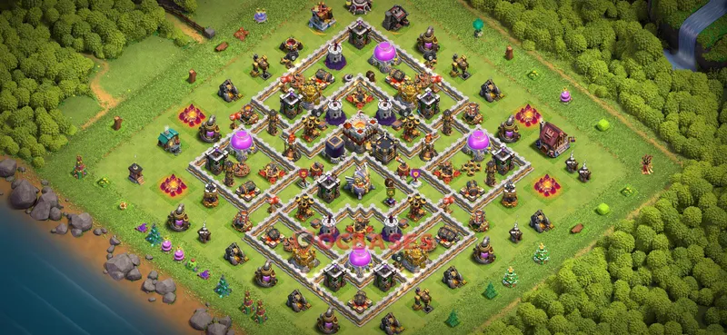 Town Hall 11 Base -farming – Layout id: 9l8cw base layout