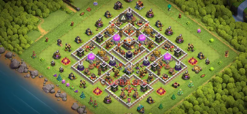 Town Hall 11 Base -farming – Layout id: hopn2 base layout