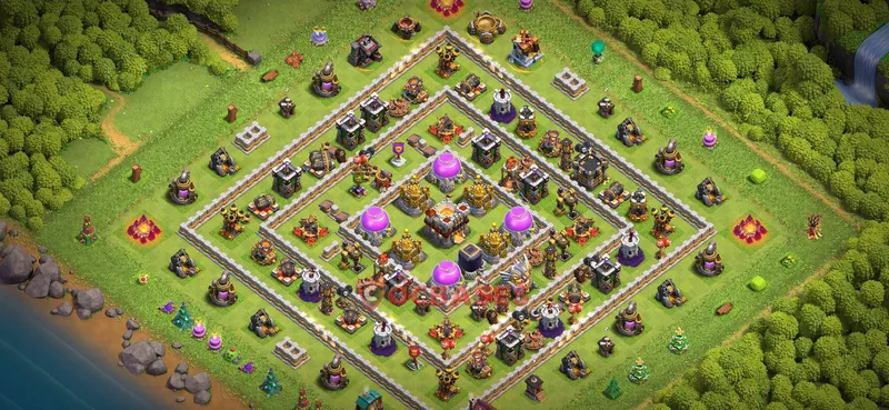 Town Hall 11 Base -farming – Layout id: m846r base layout