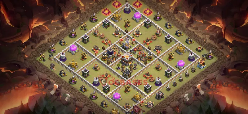 Town Hall 11 Base -war – Layout id: 6ufxf base layout