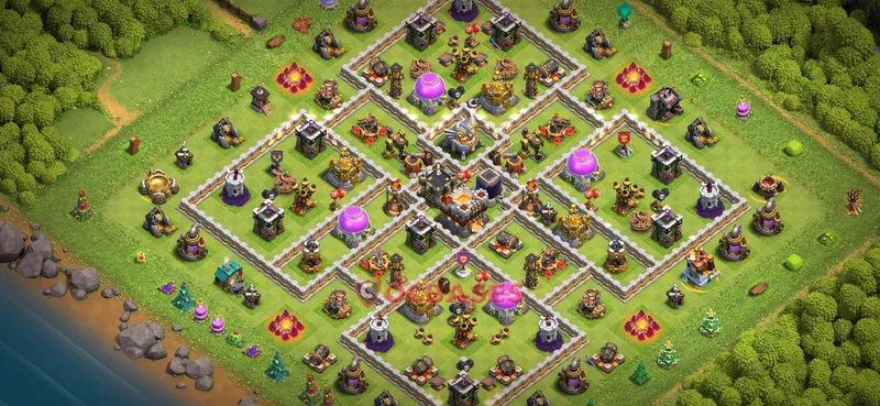 Town Hall 11 Base -farming – Layout id: z455q base layout