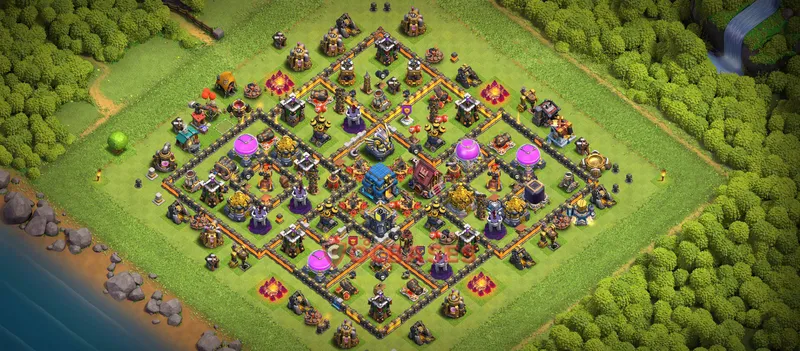 Town Hall 12 Base -farming – Layout id: xmueg base layout