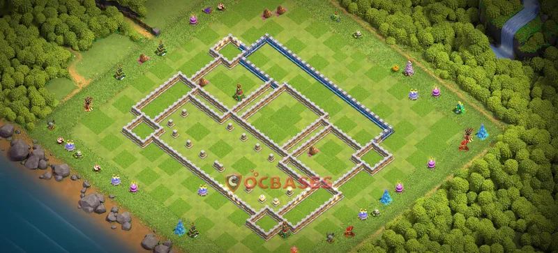 Town Hall 12 Base -war – Layout id: crn9e base layout, image 2
