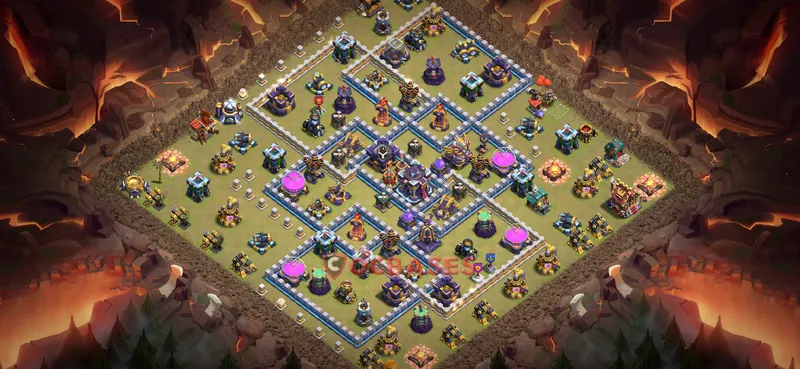 Town Hall 15 Base -war – Layout id: 1hfby base layout, image 2