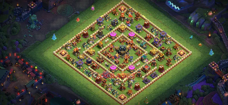 Town Hall 17 Base -farming – Layout id: 5wmiz base layout