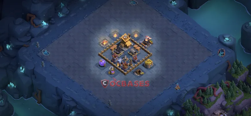 Builder Hall 7 Base -trophy – Layout id: hroon base layout, image 2