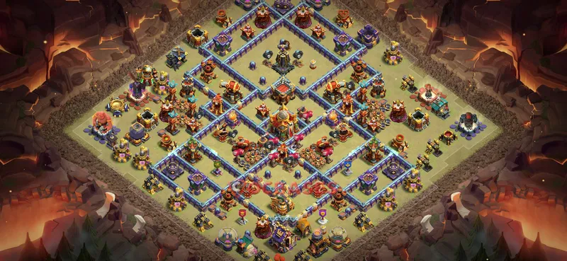 Town Hall 16 Base -war – Layout id: c62f6 base layout