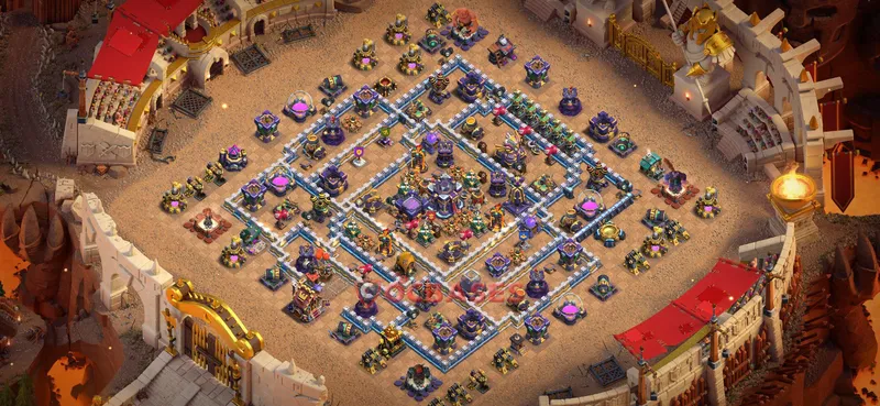 Town Hall 15 Base -war – Layout id: n2iln base layout