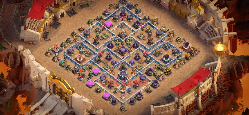 Town Hall 15 Base -war – Layout id: o0qs3 base layout