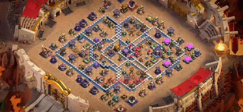 Town Hall 15 Base -war – Layout id: 7g4qk base layout