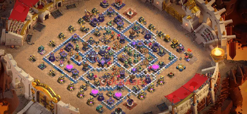 Town Hall 15 Base -war – Layout id: 5mqez base layout