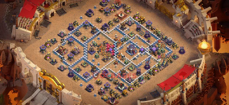 Town Hall 15 Base -war – Layout id: pd752 base layout