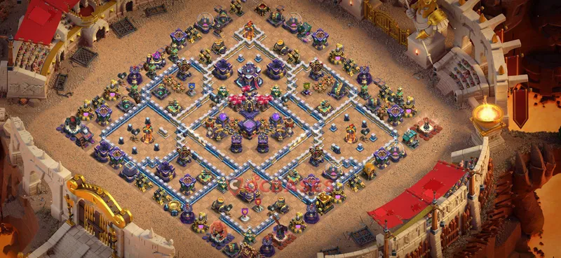 Town Hall 15 Base -war – Layout id: t6f2g base layout