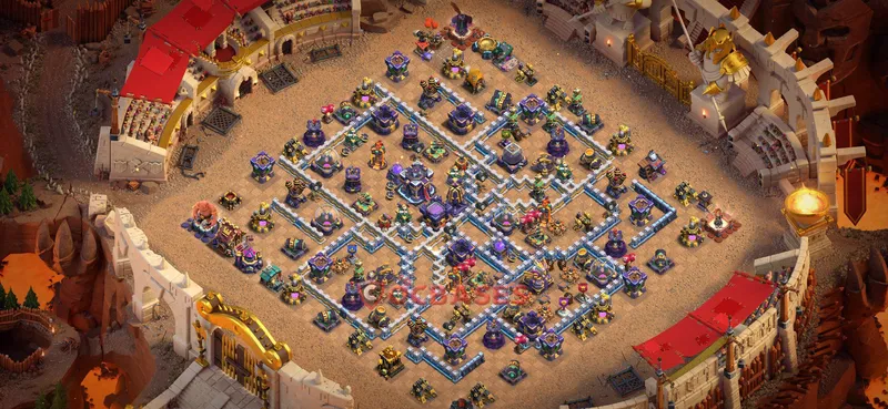 Town Hall 15 Base -war – Layout id: m7ihr base layout
