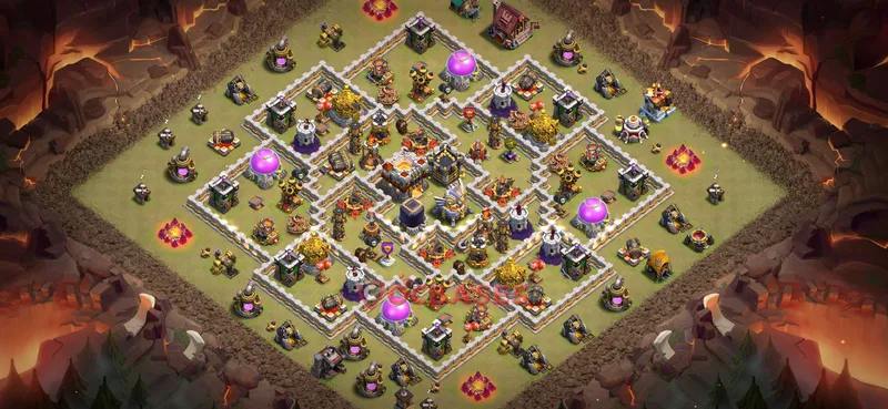 Town Hall 11 Base -war – Layout id: 52iz4 base layout