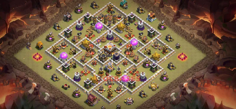 Town Hall 11 Base -war – Layout id: lm3k9 base layout