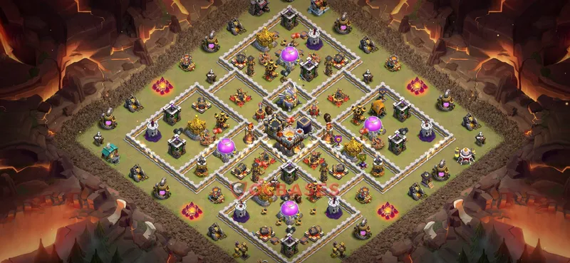 Town Hall 11 Base -war – Layout id: ddokp base layout
