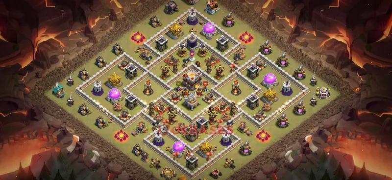 Town Hall 11 Base -war – Layout id: d61d4 base layout
