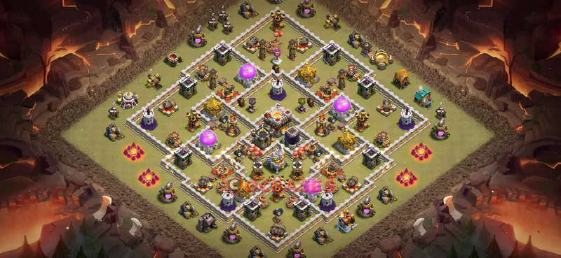 Town Hall 11 Base -war – Layout id: 719nf base layout