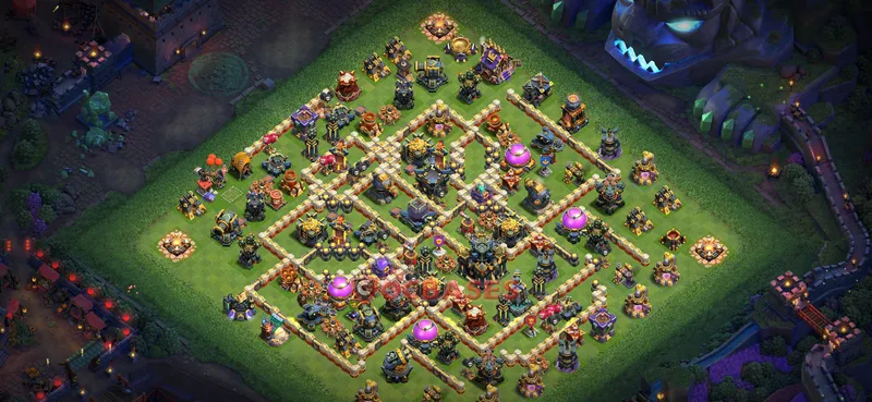 Town Hall 17 Base -farming – Layout id: j7sce base layout