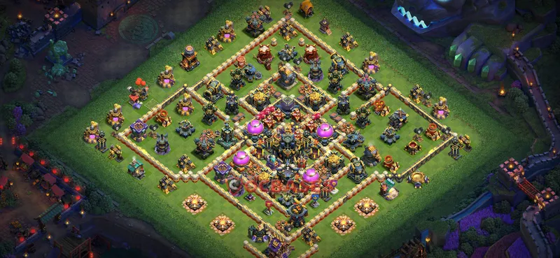 Town Hall 17 Base -farming – Layout id: il0bq base layout