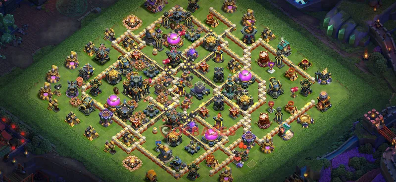 Town Hall 17 Base -farming – Layout id: 464fi base layout