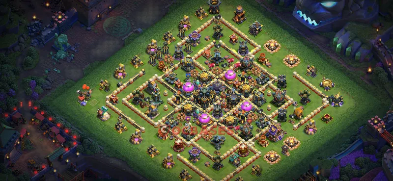 Town Hall 17 Base -farming – Layout id: o2da2 base layout