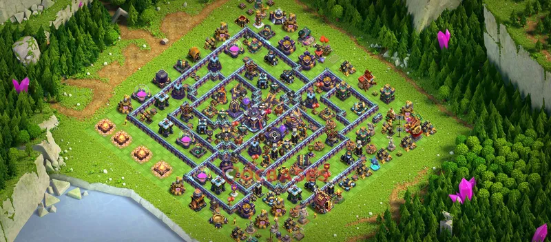 Town Hall 15 Base -war – Layout id: fq7rh base layout