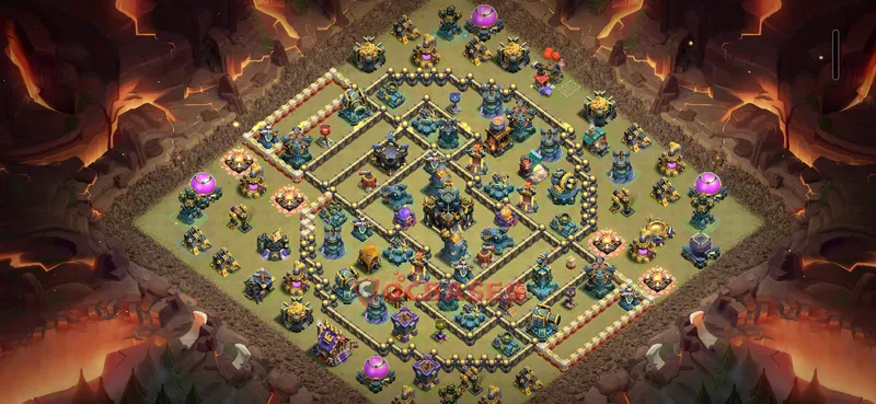 Town Hall 17 Base -war – Layout id: xg8ot base layout
