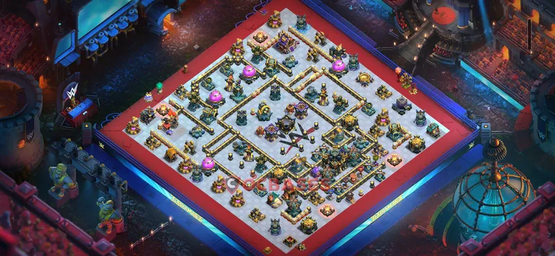 Town Hall 17 Base -trophy – Layout id: b07nj base layout