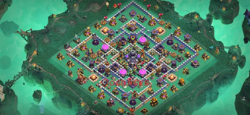 Town Hall 15 Base -farming – Layout id: xrqzf base layout