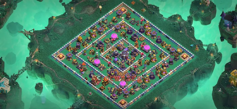 Town Hall 15 Base -farming – Layout id: wi0eg base layout