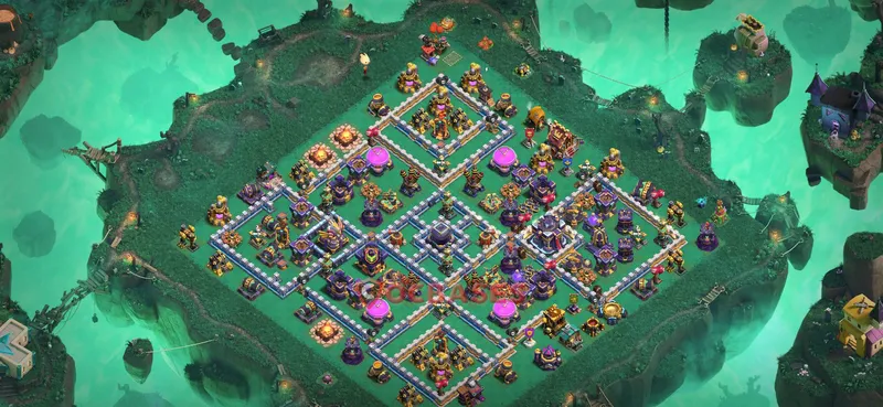 Town Hall 15 Base -farming – Layout id: ssl5w base layout