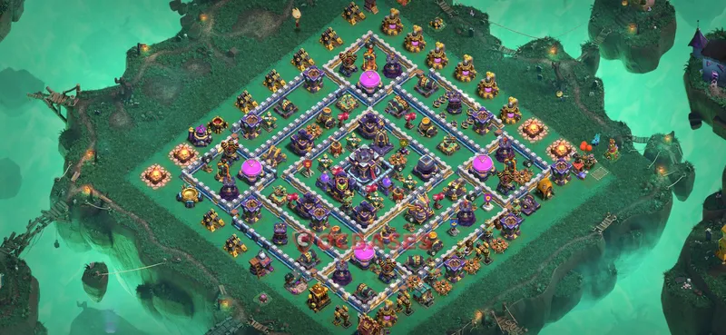 Town Hall 15 Base -farming – Layout id: s7mlv base layout