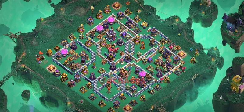 Town Hall 15 Base -farming – Layout id: hi6dw base layout