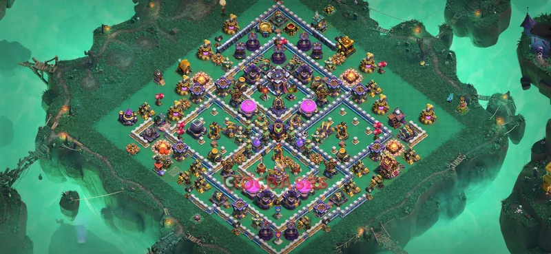 Town Hall 15 Base -farming – Layout id: asrda base layout