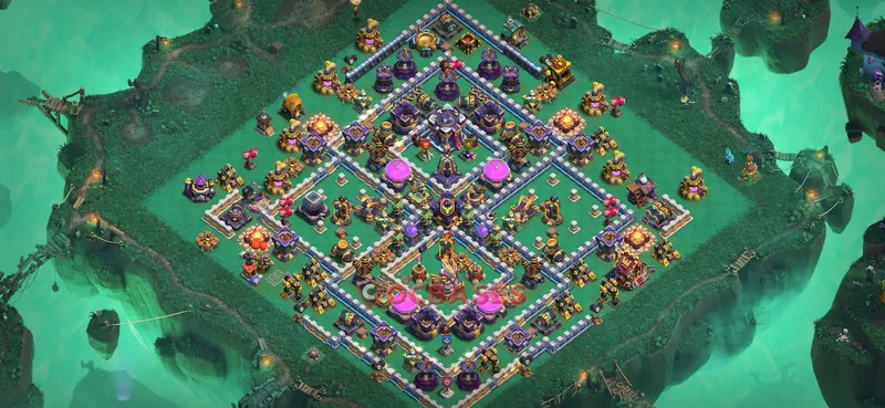 Town Hall 15 Base -farming – Layout id: ysphj base layout