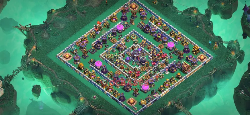 Town Hall 15 Base -farming – Layout id: g3r1n base layout