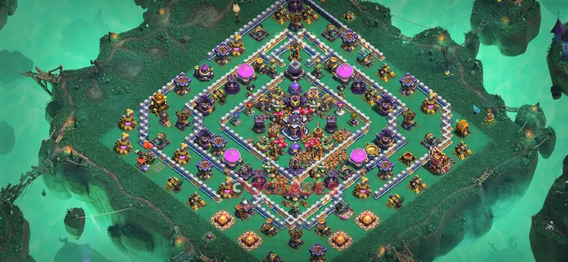 Town Hall 15 Base -farming – Layout id: 4y04q base layout