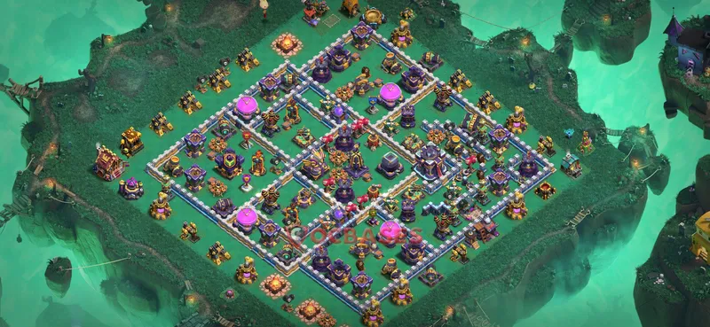 Town Hall 15 Base -farming – Layout id: n0ogs base layout