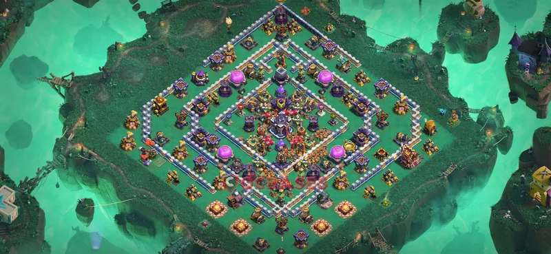 Town Hall 15 Base -farming – Layout id: ifm3m base layout