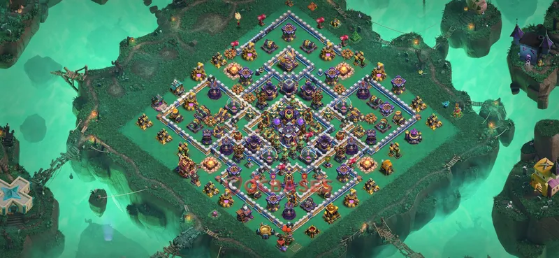 Town Hall 15 Base -farming – Layout id: ghnj8 base layout