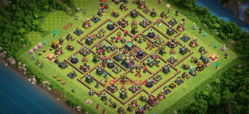 Town Hall 14 Base -farming – Layout id: p5kqw base layout