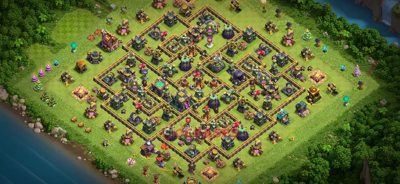 Town Hall 14 Base -farming – Layout id: 0w6z9 base layout